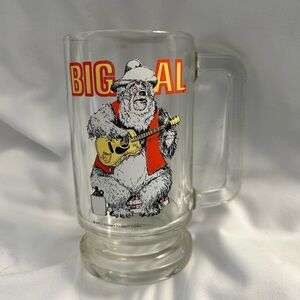 Vintage Disney Big Al Country Bears Glass Mug 1972